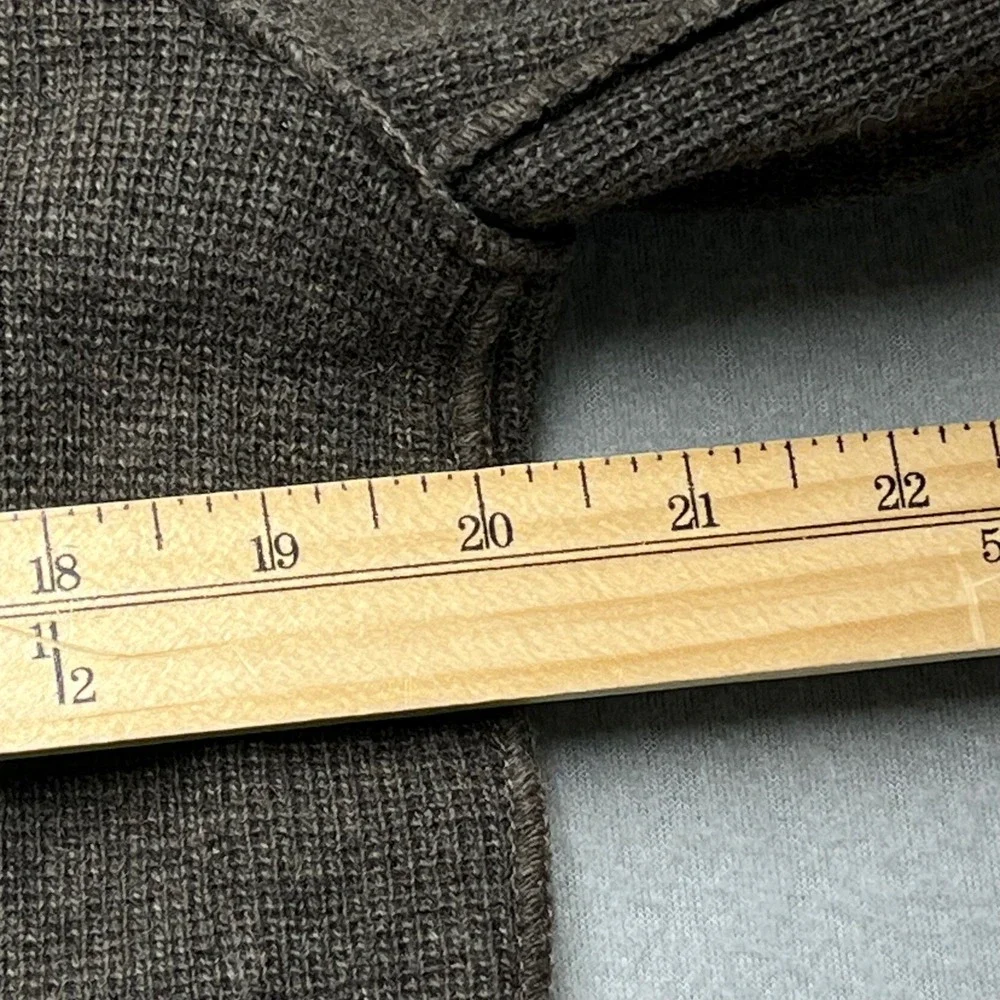 VTG Diesel Italy‎ Wool Knit Blazer Cardigan Jacket Brown Avant Garde Large